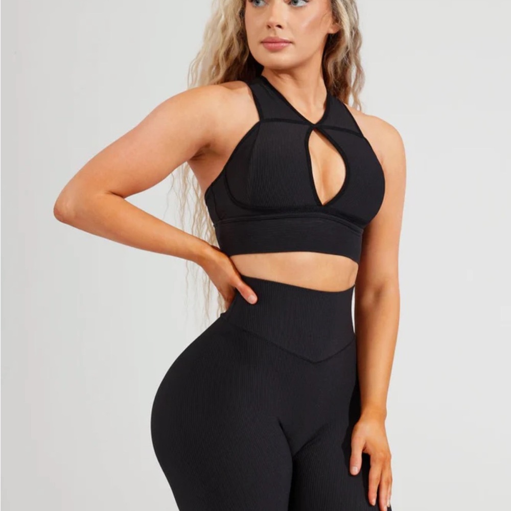 Buffbunny sphinx ribbed sports bra